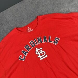 St. Louis Cardinals T-Shirt Mens 3XL Red #49 BELL Majestic MLB Baseball